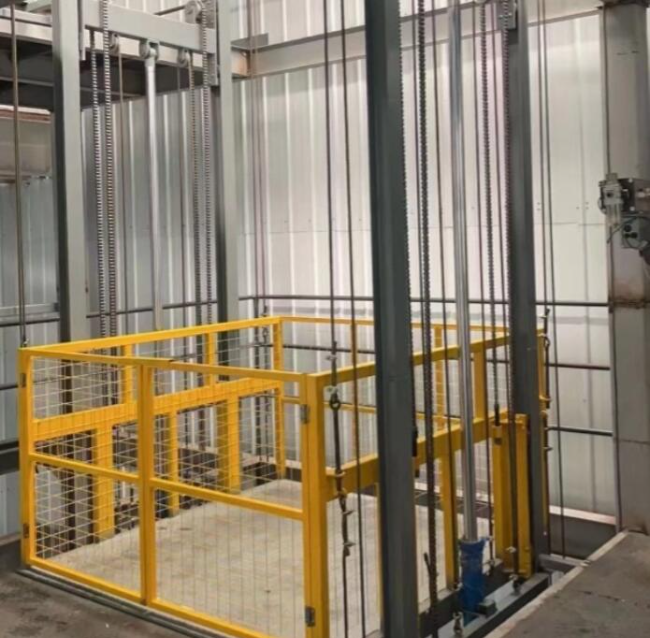 黄山导轨式升降机一般加工周期